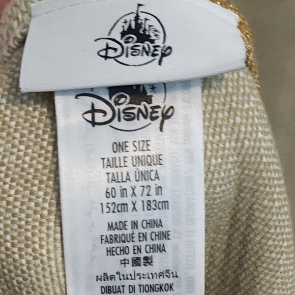 Disney Throw Blanket - Walt Disney World 50th Anniversary Woven Castle - Picture 8 of 9